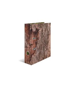 HERMA Ordner Wood 7 cm, Dunkelbraun