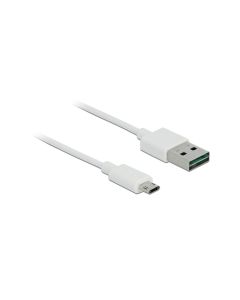 Delock USB 2.0-Kabel EASY-USB USB A - Micro-USB B 1 m