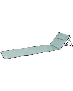 KOOR Strandmatte Calma Granite Green mit Kopfstütze, 220 cm