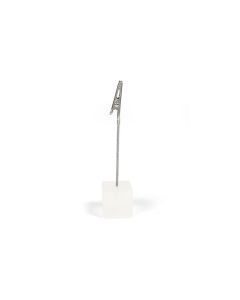 Trendform Tischkarte Halter Cube 1 Stück, Weiss matt