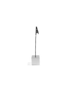 Trendform Tischkarte Halter Cube 1 Stück, Silber