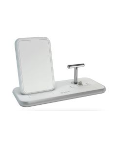 Zens Wireless Charger Dual QI + Lightning Weiss