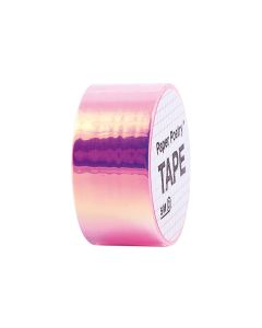 Rico Design Deko-Klebeband Mirror Rainbow 1.9 cm x 5 m, Pink