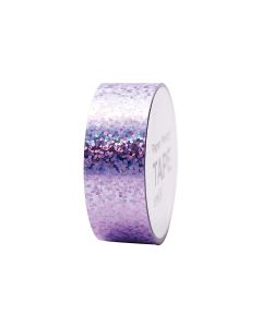 Rico Design Deko-Klebeband Holographic 1.9 cm x 10 m, Flieder