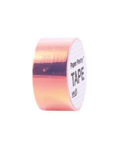 Rico Design Deko-Klebeband Mirror Rainbow 1.9 cm x 5 m, Orange