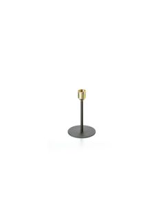 balthasar Kerzenständer Vogue 15 x 8 cm, Gold/Schwarz