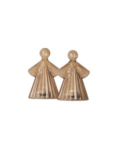 Sirius Tischdeko Albert, Ø 6.5 x H 10.5 cm, Braun