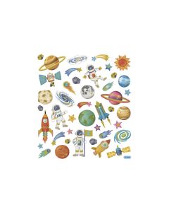 Creativ Company Motivsticker Weltraum 1 Blatt