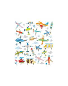 Creativ Company Motivsticker Flugzeuge 1 Blatt