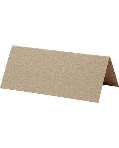 Creativ Company Tischkarte 9 x 4 cm, 20 Stück, Natur