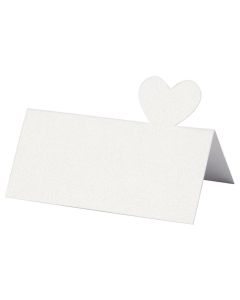 Creativ Company Tischkarte Herz 8 x 8.5 cm, 20 Stück, Chamois