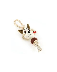 SwissPet Hunde-Spielzeug Crazy-Fox, 40 cm, Beige