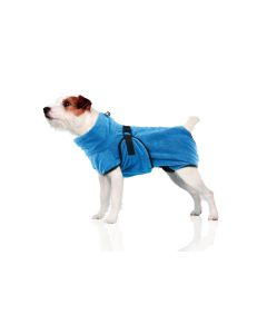 SwissPet Bademantel Wety, S, 32 cm, Blau