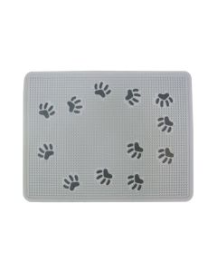 SwissPet Vorleger Pfote, 33 x 43 cm, Grau