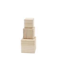 Creativ Company Holzartikel Würfel 3 Grössen