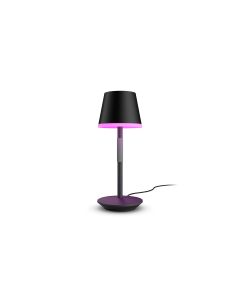Philips Hue White & Col. Amb. Go Tragbare Tischleuchte schwarz 370 lm