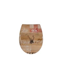 diaqua® Toilettensitz Laval Aspen mit Absenkautomatik, Braun