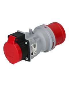 maxCAMP Adapterstecker CEE16/5 - T25, Rot/Grau