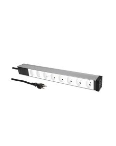 Max Hauri 19 PDU 8x T23, 1HE, Weiss