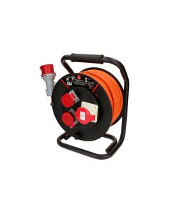 Max Hauri Kabelrolle 30 m, 2x T25, 1x CEE16/5, Schwarz