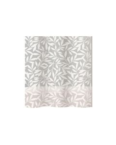 diaqua® Duschvorhang Leaf 180 x 200 cm, Grau/Weiss