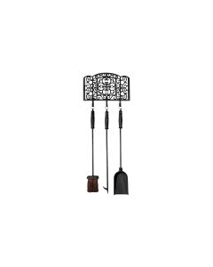 Esschert Design Kaminbesteck 3-teilig, 34 x 3.3 x 90 cm