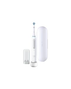 Oral-B Mikrovibrationszahnbürste iO Series 4 mit Etui, Quite White