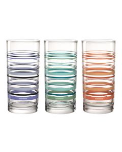 Montana Trinkglas :New Stripes 280 ml, 1 Stück, Transparent