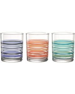 Montana Trinkglas :New Stripes 240 ml, 1 Stück, Transparent