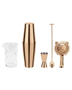 Paderno Drink Mixer Set Crystal 0.79 l, Kupfer/Weiss