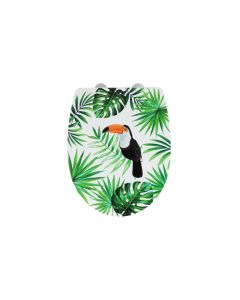 Wenko Toilettensitz Tucan mit Absenkautomatik, Mehrfarbig