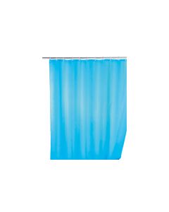 Wenko Duschvorhang Anti-Schimmel 180 x 200 cm, Blau