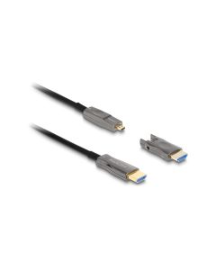 Delock Optisches Kabel 5 in 1 HDMI, 15 m, 8K 60 Hz, aktiv