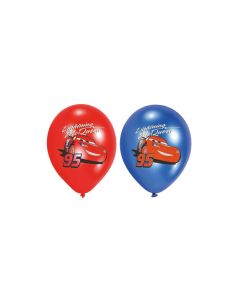 Amscan Luftballon Cars 6 Stück, Latex