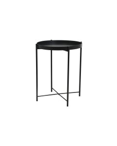 Schou Beistelltisch Ø 38 cm, Schwarz