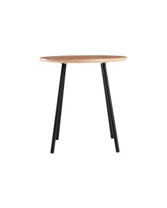 Schou Beistelltisch Ø 40 cm, Braun/Schwarz