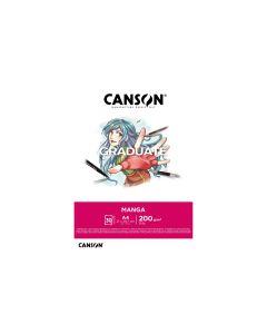 Canson Zeichenblock Graduate Manga A4, 30 Blatt