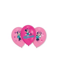 Amscan Luftballon Disney Minnie 6 Stück, Latex