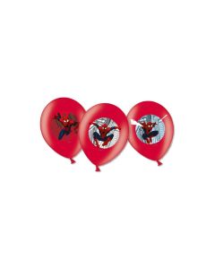 Amscan Luftballon Marvel Spiderman 6 Stück, Latex