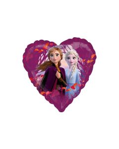 Amscan Folienballon Disney Frozen II, Herz 45 cm