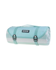 KOOR Picknickdecke Stripes mint 200 x 300 cm