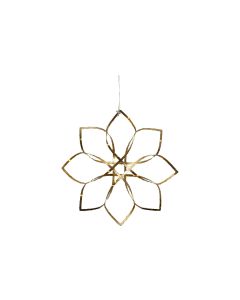 Star Trading Hänger Dekoration Amaze, 48 LEDs, 40 cm, Gold
