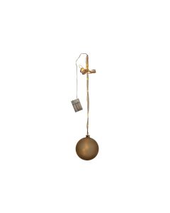 Star Trading Glasdekoration Kugel Bliss, 15 cm, Gold