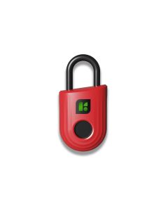 igloohome Padlock Lite, Fingerprint, Rot