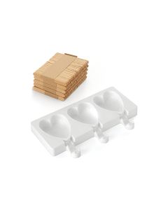 Silikomart Glaceform Mini Herz Weiss