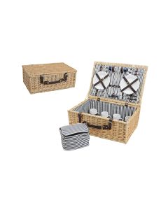 G. Wurm Picknickkorb 54 x 21 x 37 cm, 25-teilig