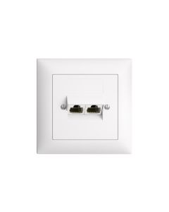 Feller EDIZIOdue Telefondose UP 2x RJ45