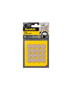 3M Filzgleiter Extra-Soft, Ø 17 mm, Beige, 16er Pack