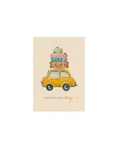 Natur Verlag Motivkarte Einfach mal weg 17.5 x 12.2 cm