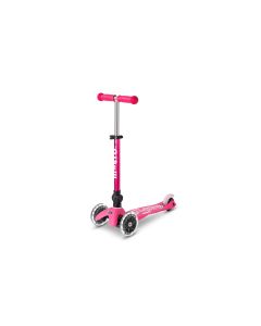 Micro Mobility Kickboard Mini Micro Deluxe Foldable LED Pink